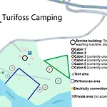 캠프장 Turifoss 2 *